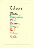 Colour examples